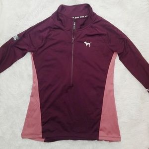 💘VS Pink Quarter Zip Track Jacket💘